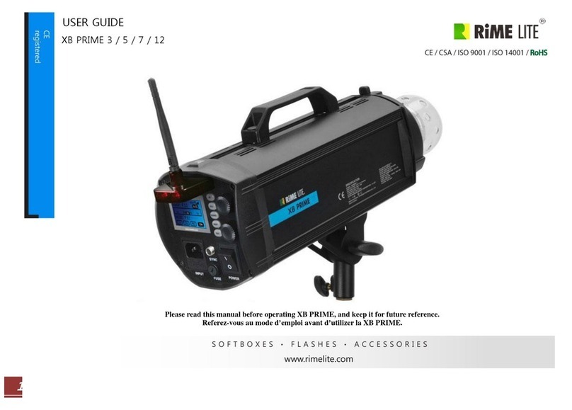 Rime Lite XB PRIME 3 user guide