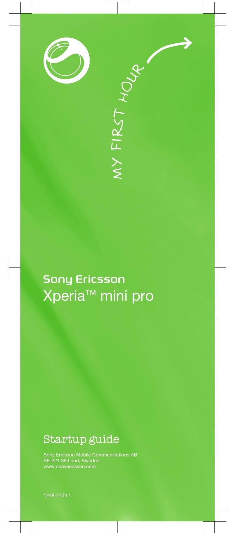 Sony Ericsson Xperia Mini Pro User guide