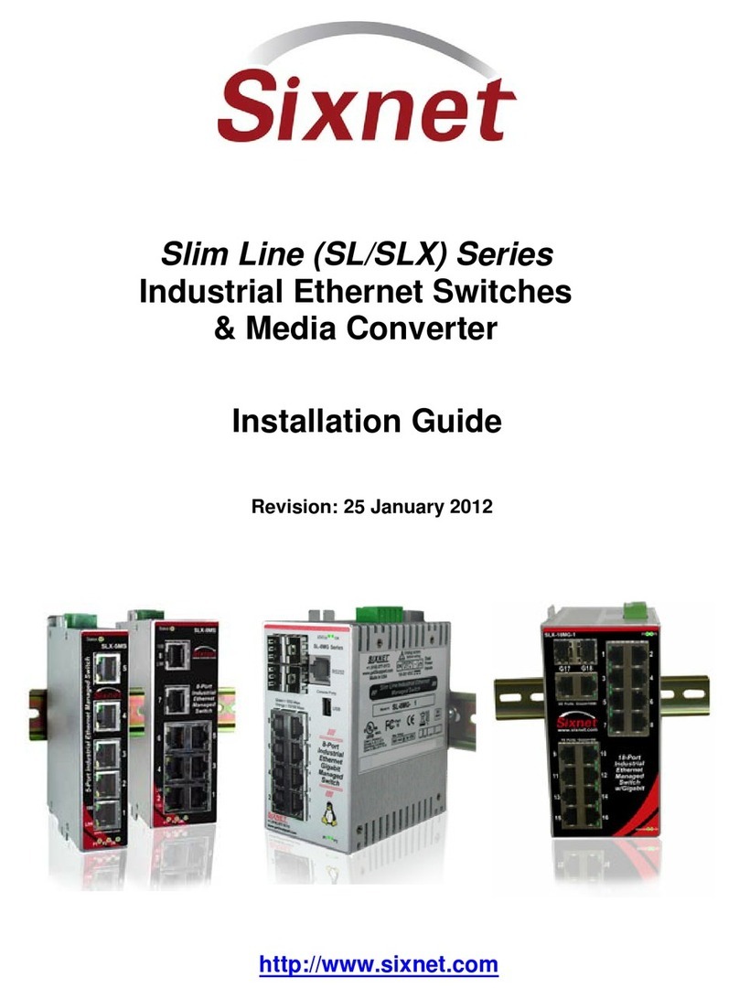 Sixnet Slim Line SL Series installation guide
