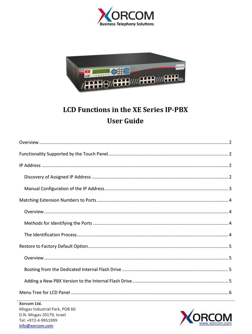 Xorcom XE Series user guide