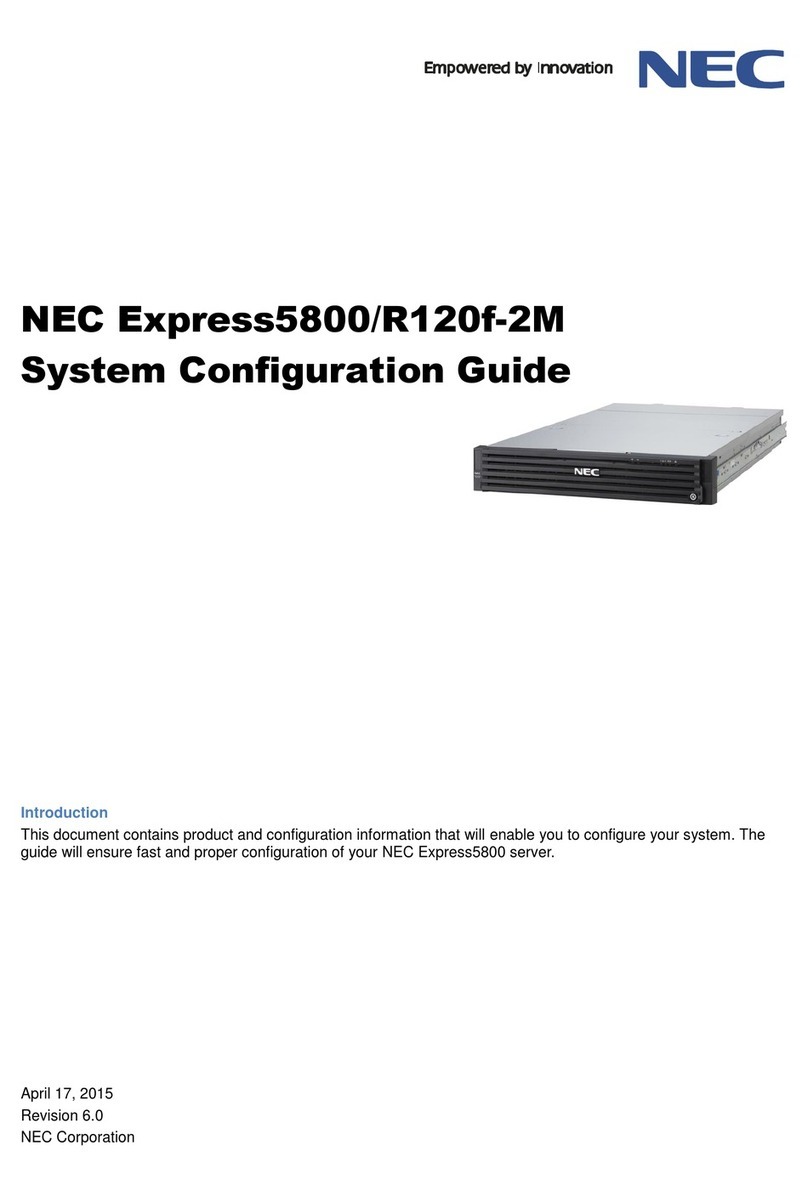 NEC Express5800/R120f-2M System configuration guide