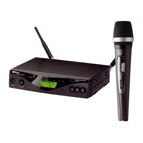 AKG WMS 450 - SERVICE Setup guide
