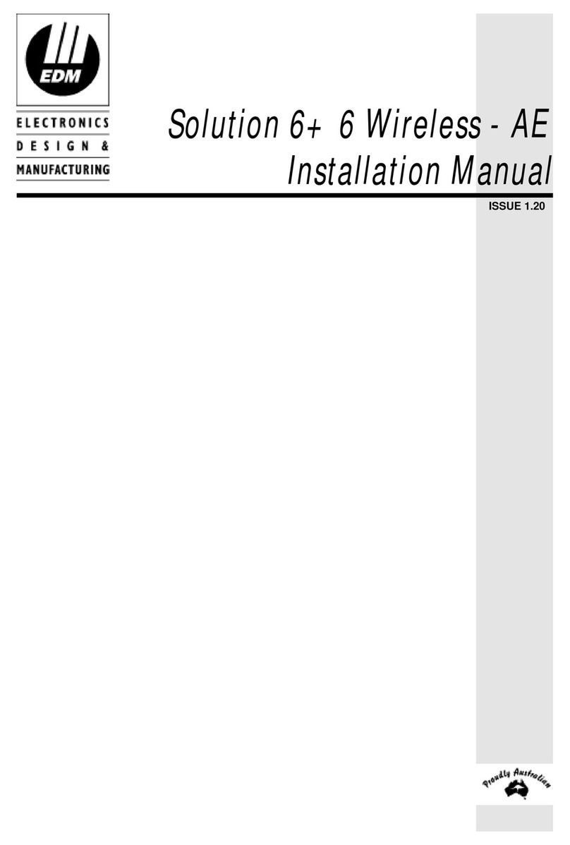 EDM Solution 6+6 Wireless-AE installation manual