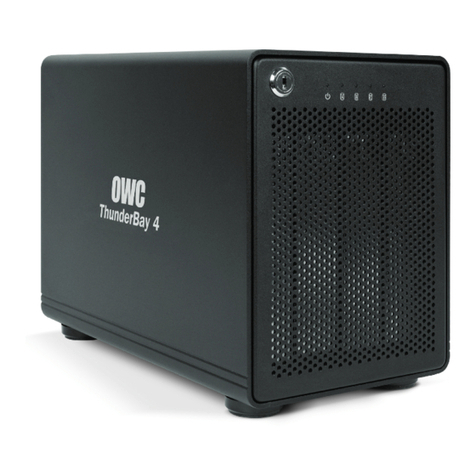 OWC ThunderBay 4 Assembly manual & user guide