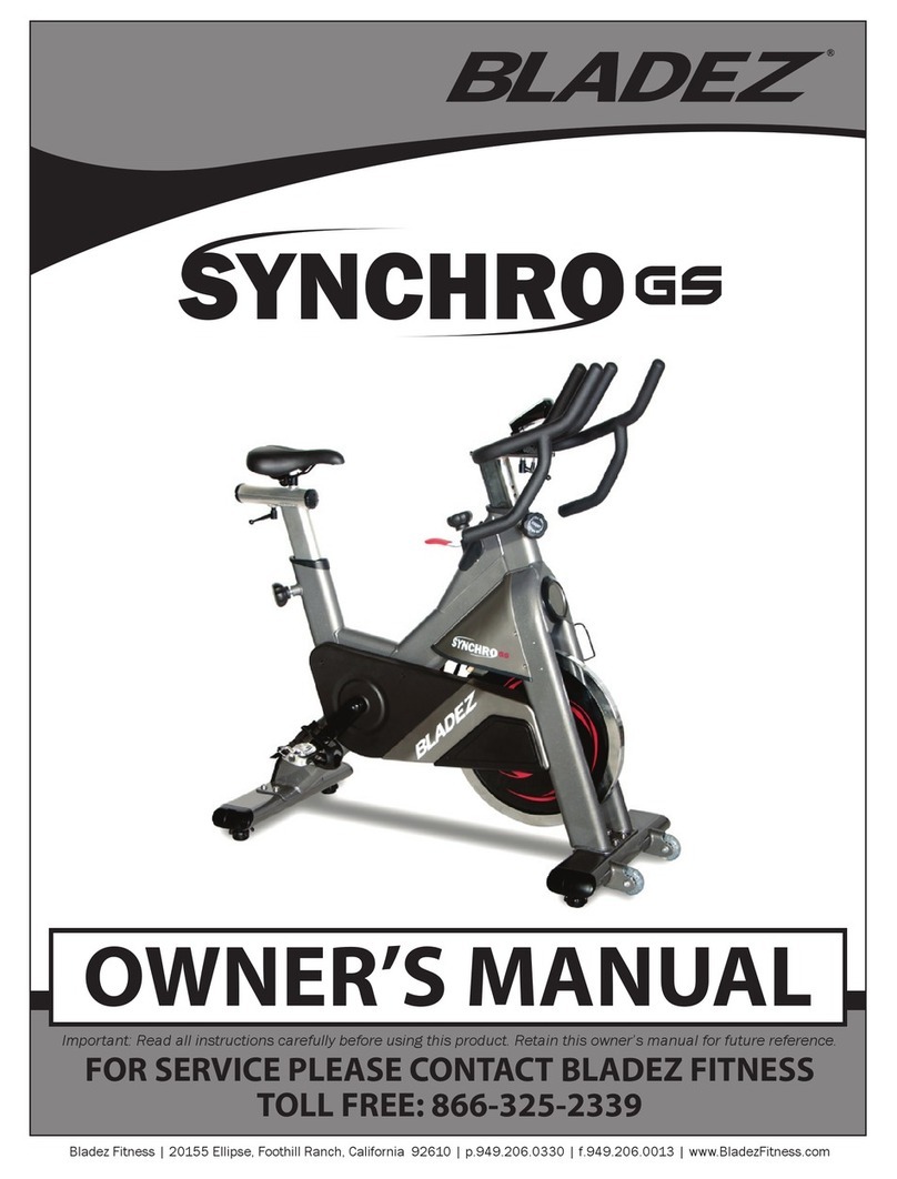 BLADEZ Synchro GS owner's manual