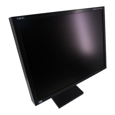 NEC LCD2080UX - MultiSync - 20.1" LCD Monitor User manual