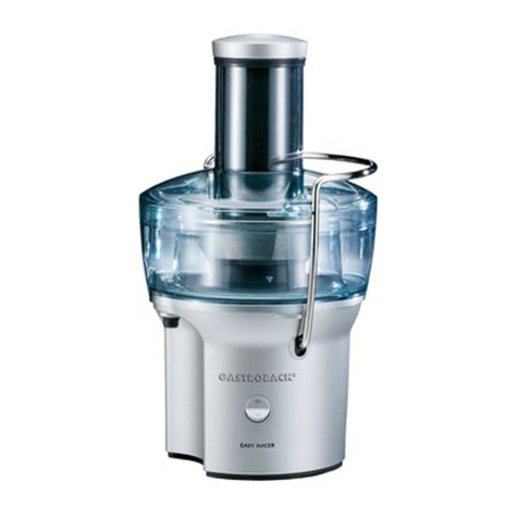 Gastroback Easy Juicer User manual