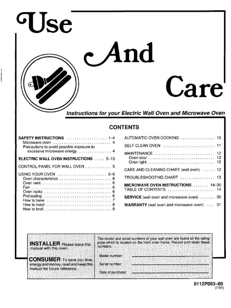 Magic Chef 59FN-5TVWM Installation instructions