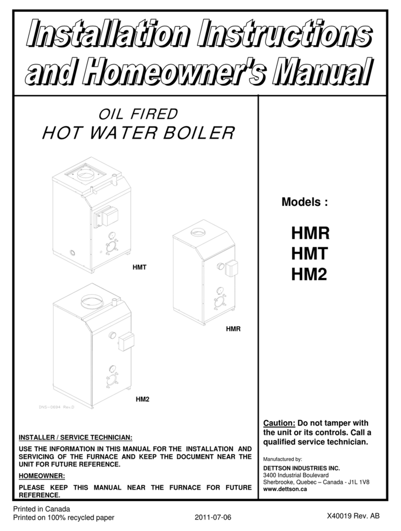 Dettson HMR Assembly instructions