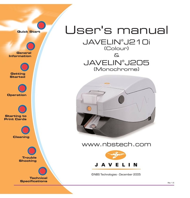 Javelin J210i User manual