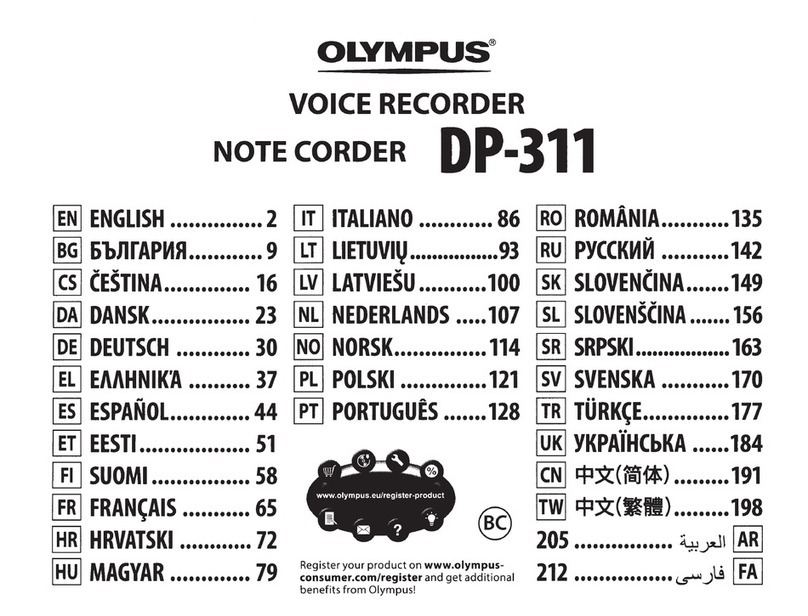 Olympus DP-311 User manual