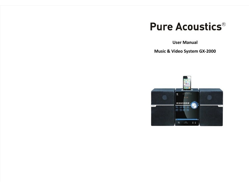 Pure Acoustics GX-2000 user manual
