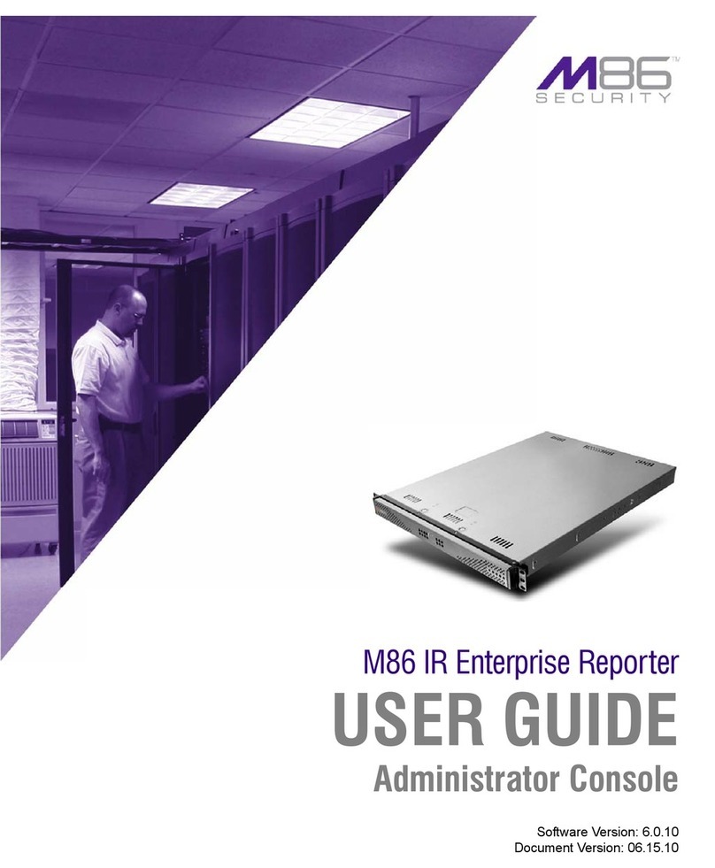 M86 Security M86 IR Enterprise Reporter User manual