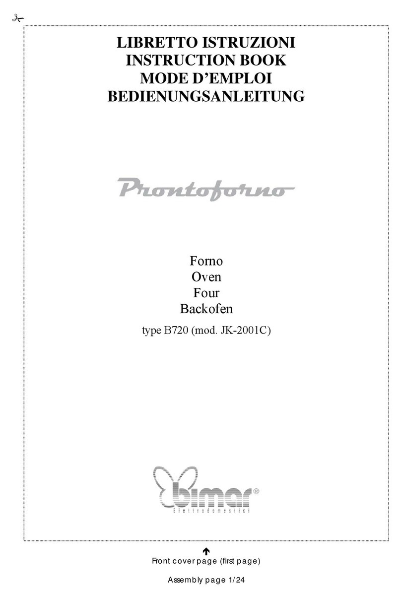 Bimar Prontoforno JK-2001C User manual