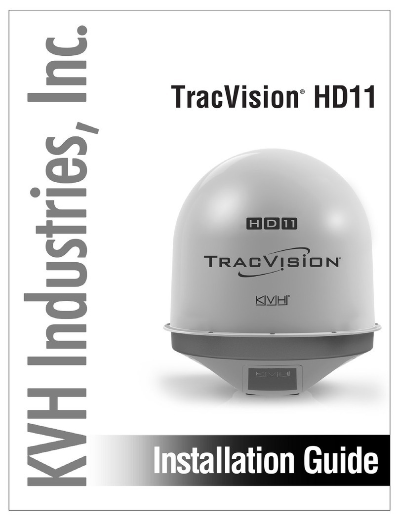 KVH Industries TracVision HD11 User manual