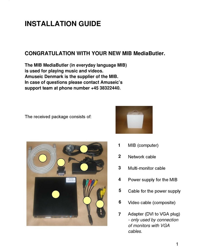 Amuseic MIB MediaButler installation guide