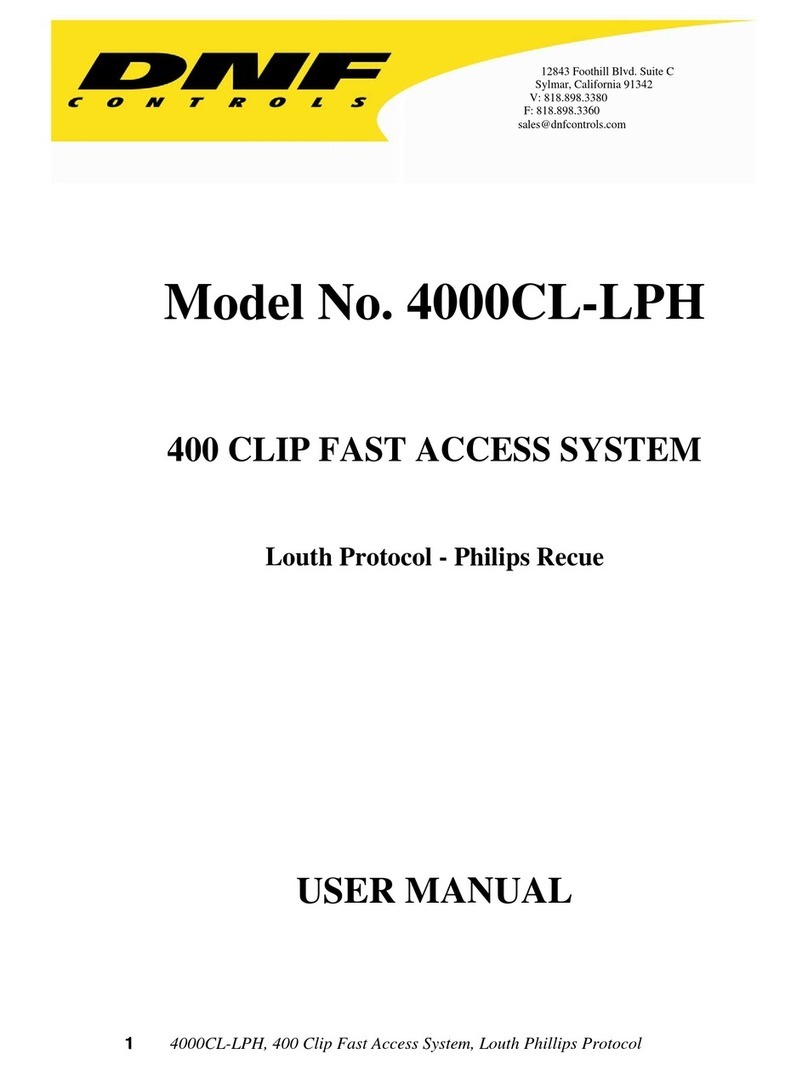 DNF Controls 4000CL-LPH User manual