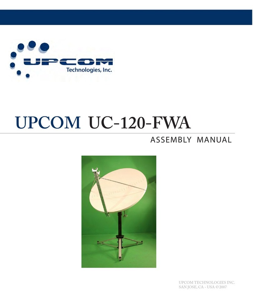 upcom UC-120-FWA Assembly manual
