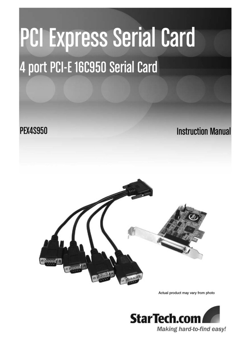 StarTech.com PEX4S950 User manual