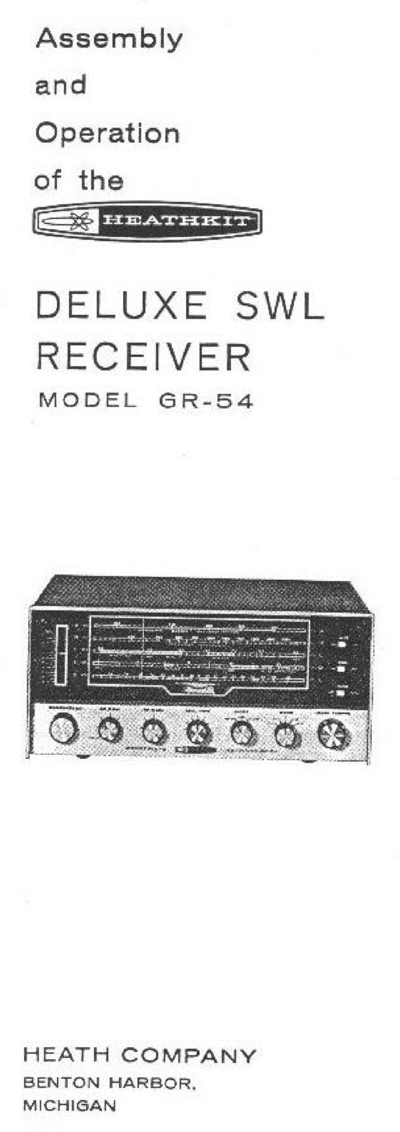 Heathkit Delux SWL GR-54 Installation instructions