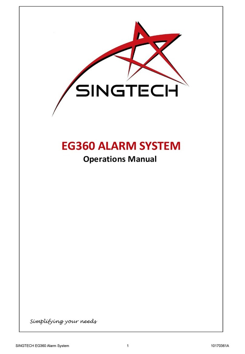 Singtech EG360 Operation manual