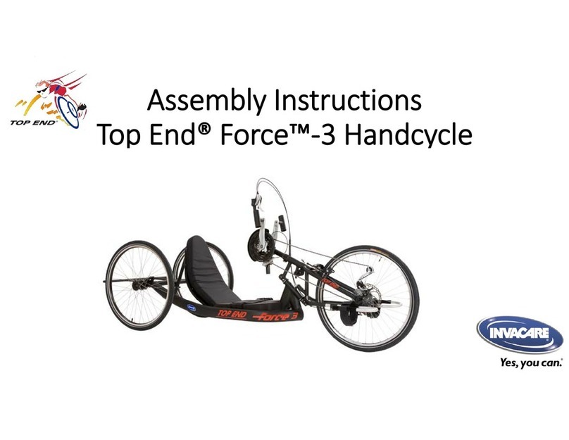 Invacare Top End Force-3 User manual Invacare Top End Force-3 User manual