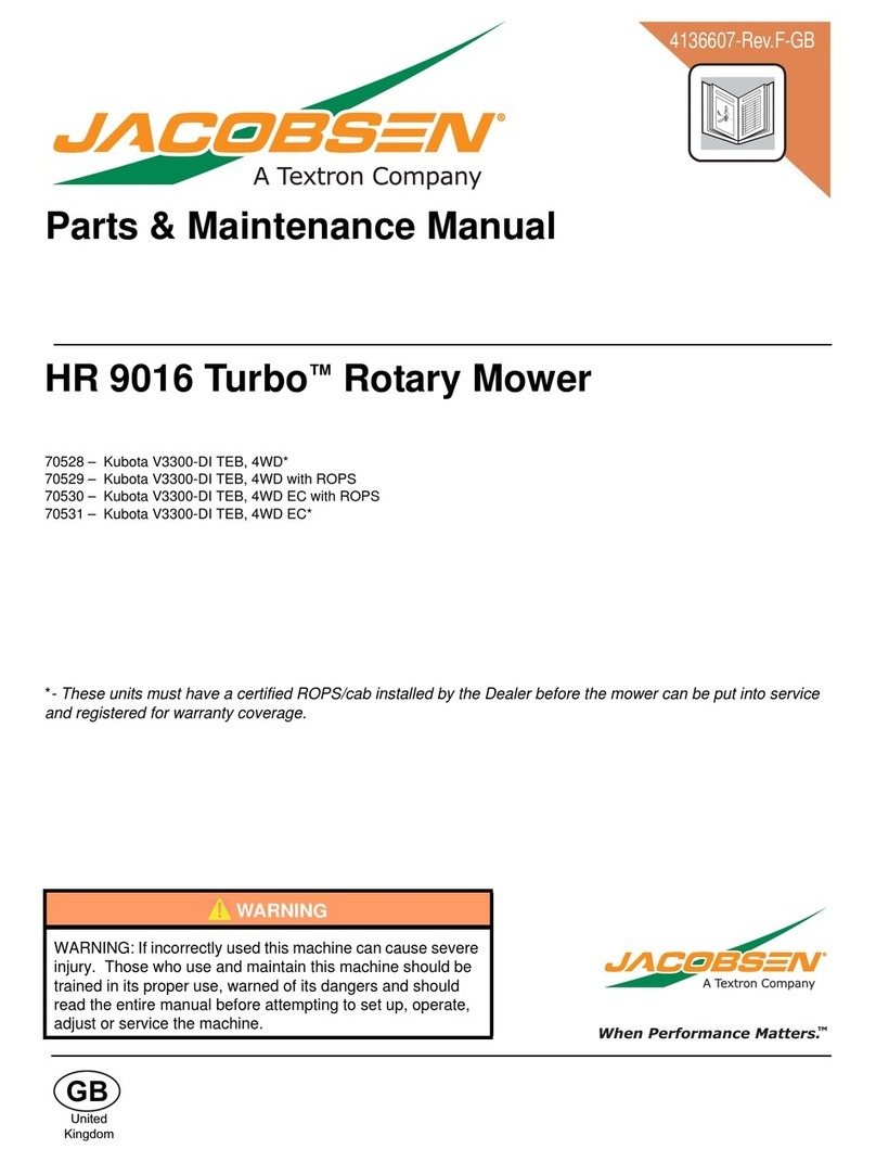 Jacobsen HR 9016 Turbo User manual