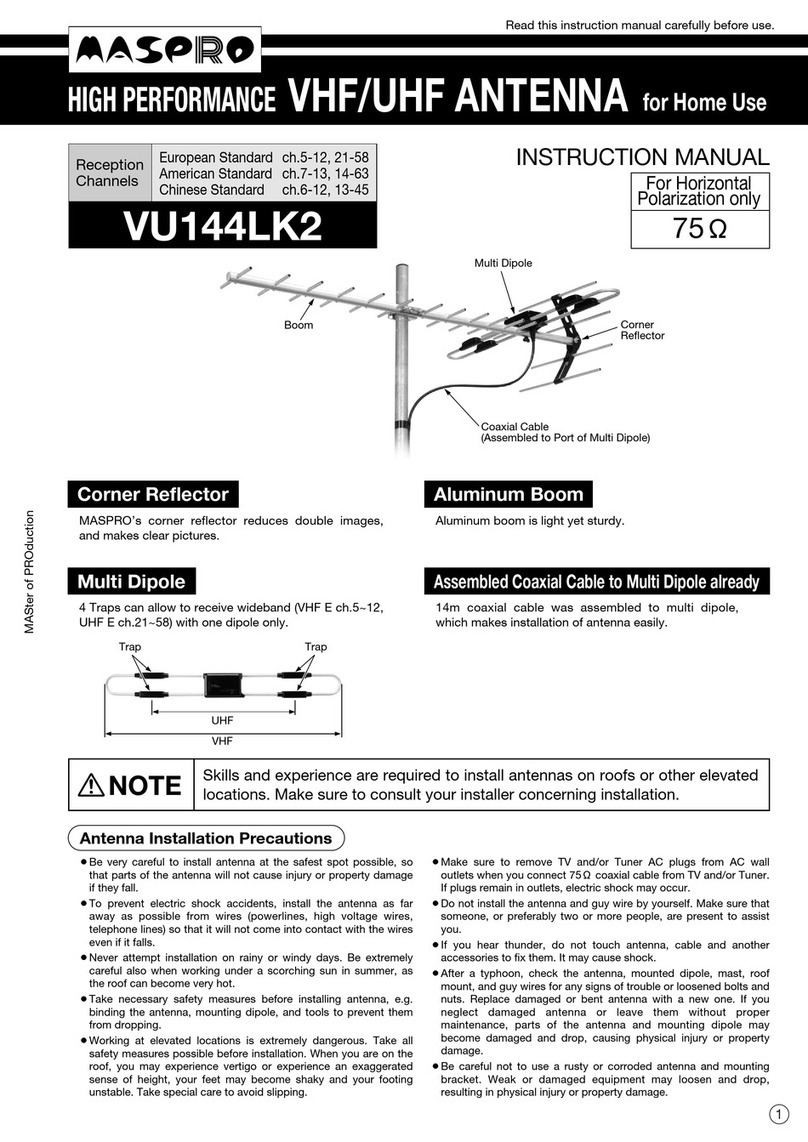 Maspro VU144LK2 instruction manual