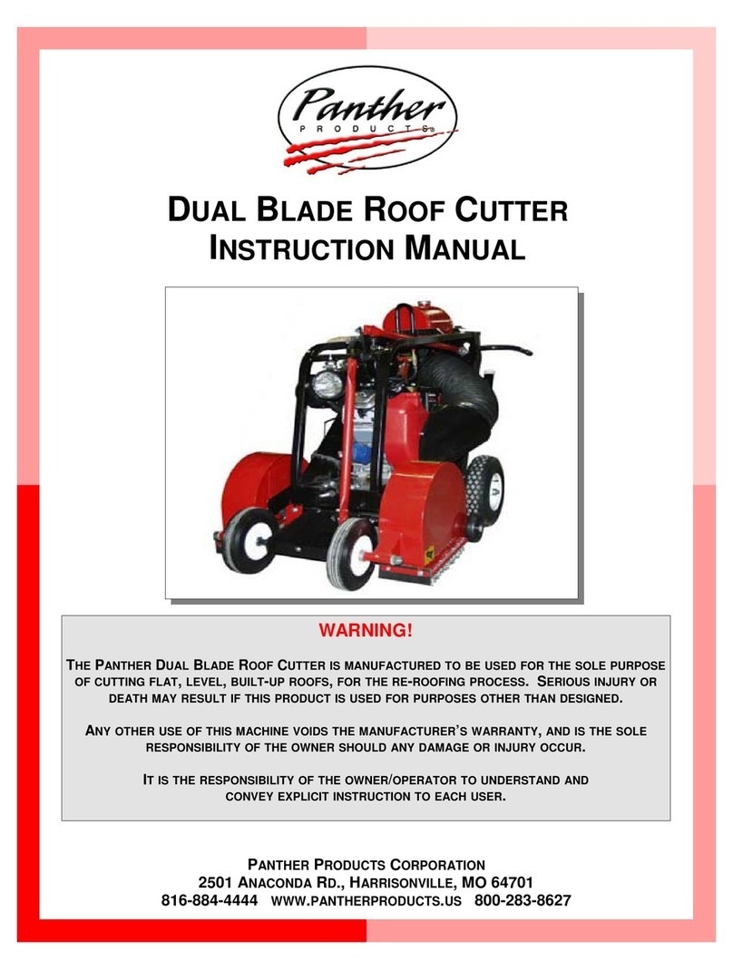 Panther DUALBLADEROOFCUTTER instruction manual