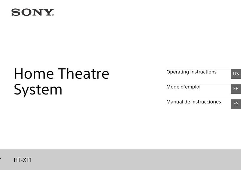 Sony HT-XT1 operating instructions