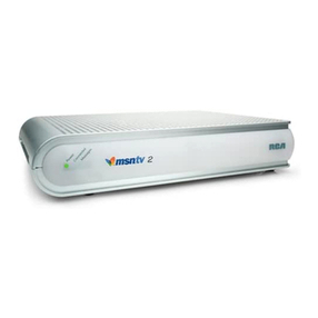 RCA MSN TV 2 Setup guide
