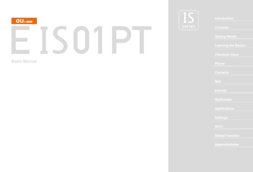 Au by Kiddi E IS01 PT Installation guide