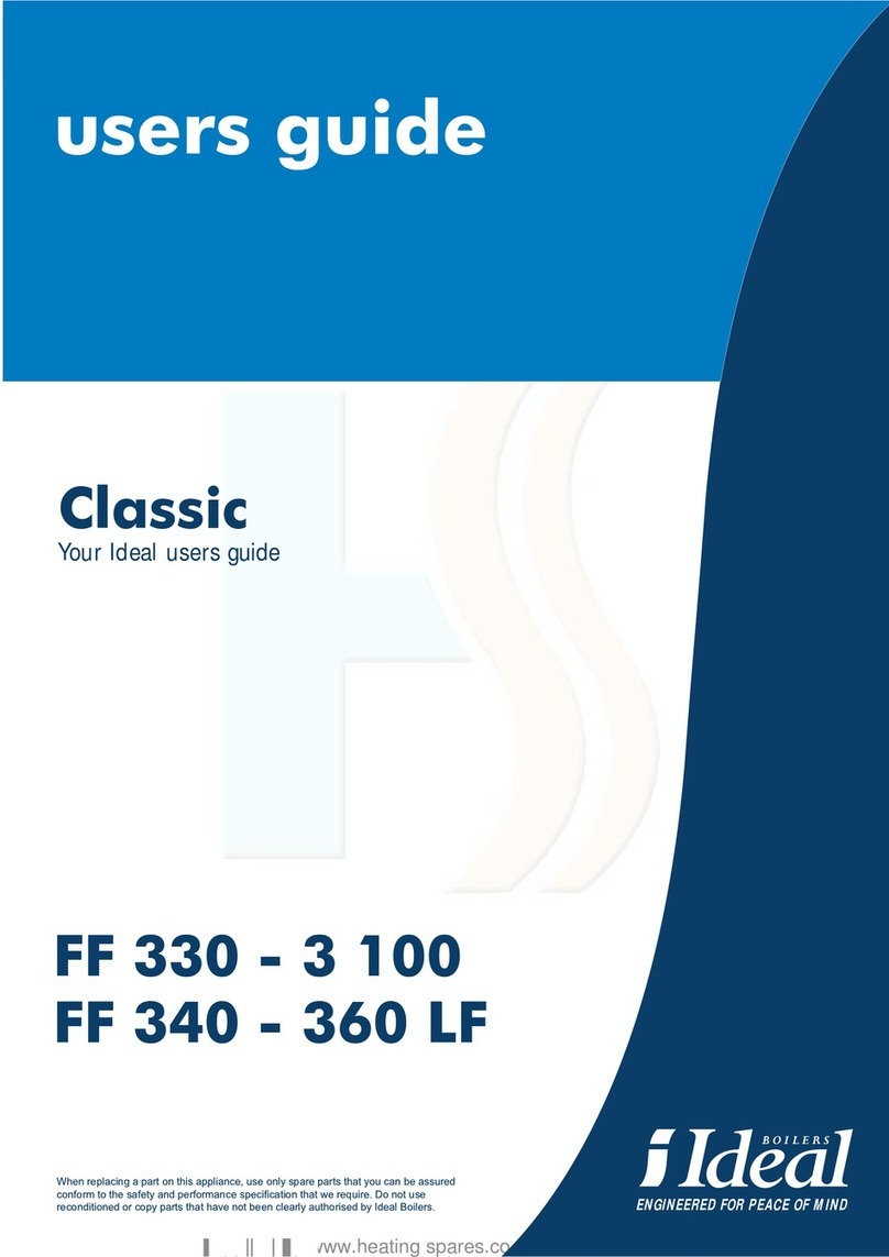 Ideal Boilers Classic FF 360 User manual