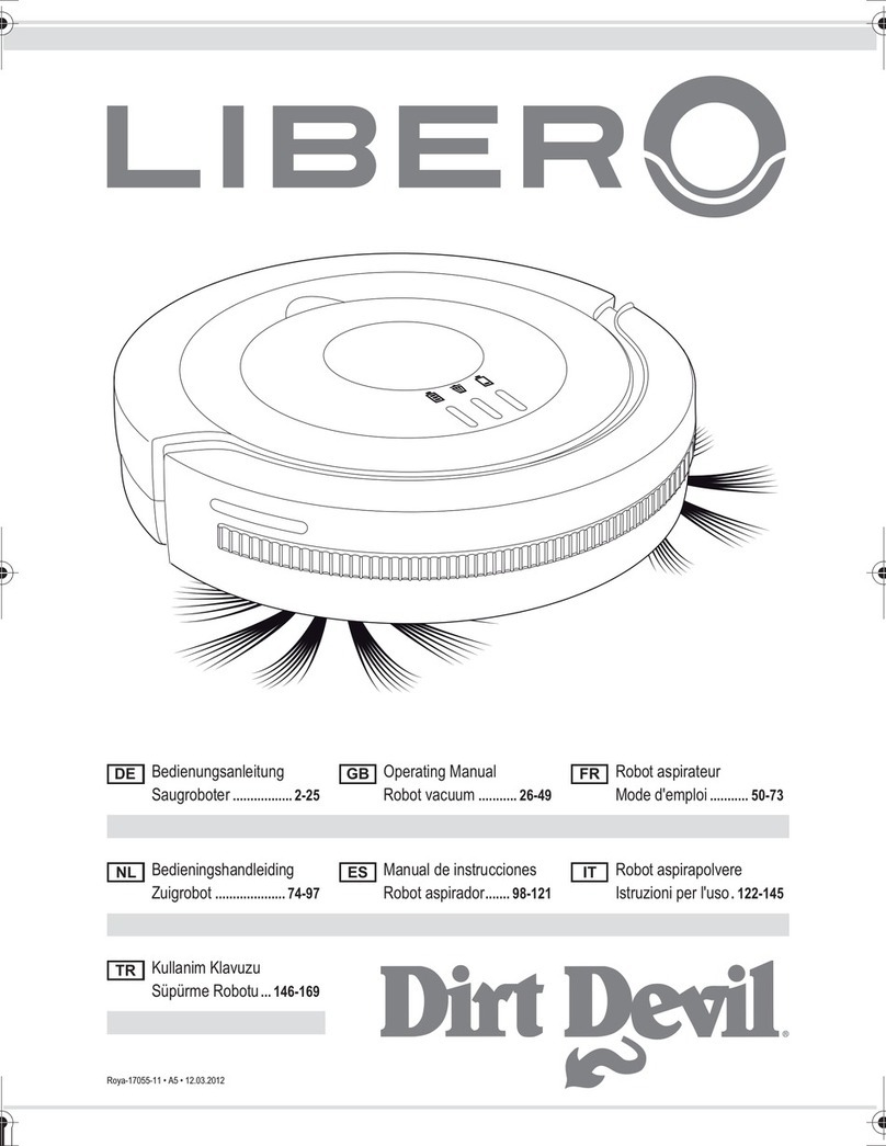 Dirt Devil Libero User manual Dirt Devil Libero User manual