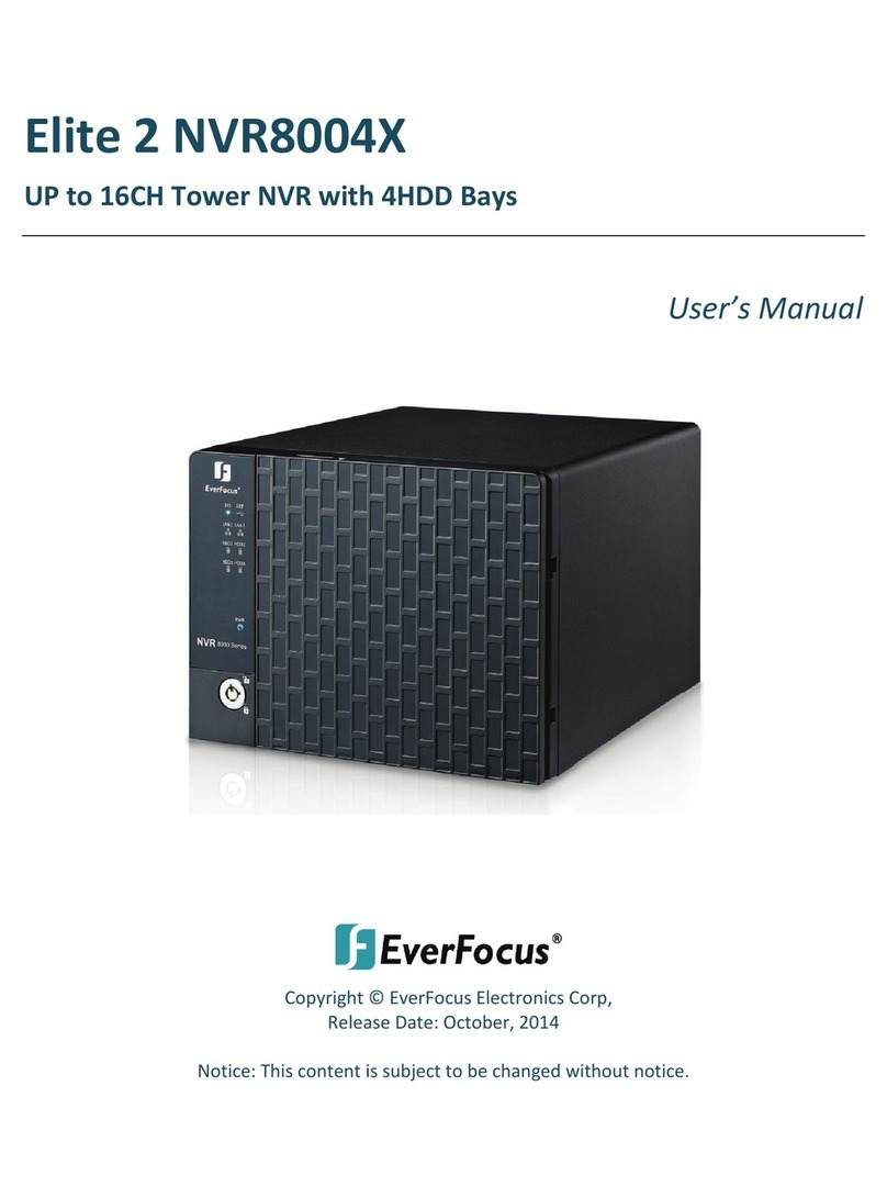EverFocus Elite 2 NVR8004X user manual