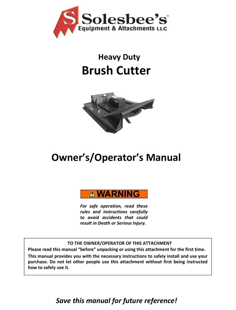 Solesbee's 72" HDBC Owner's/operator's manual