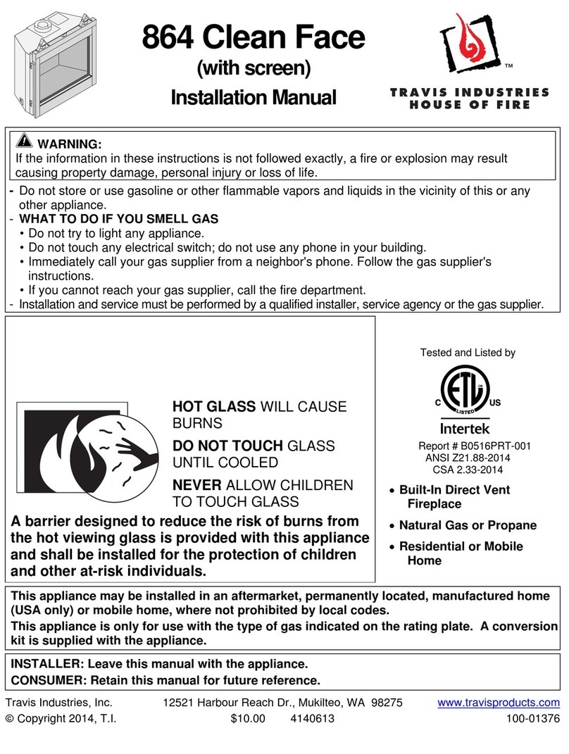 Travis Industries 864 Clean Face User manual Travis Industries 864 Clean Face User manual