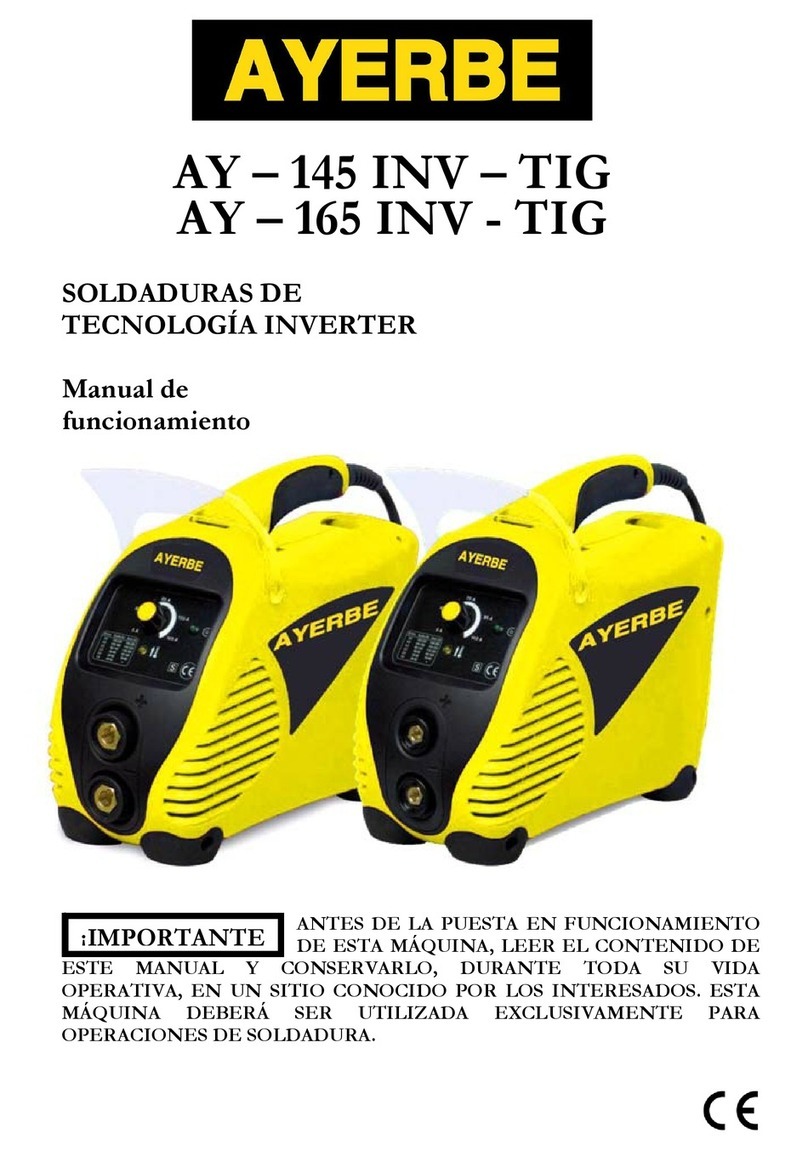 ayerbe AY - 145 INV - TIG user manual