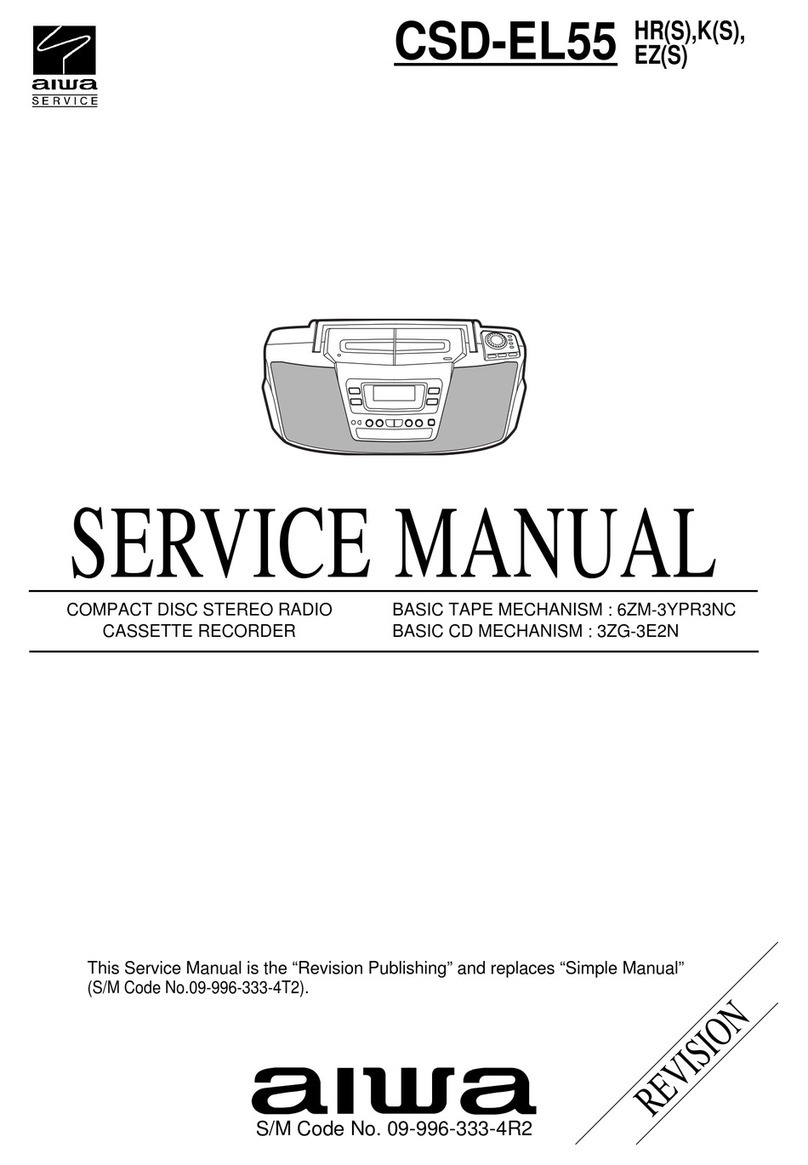 Aiwa CSD-EL55 User manual