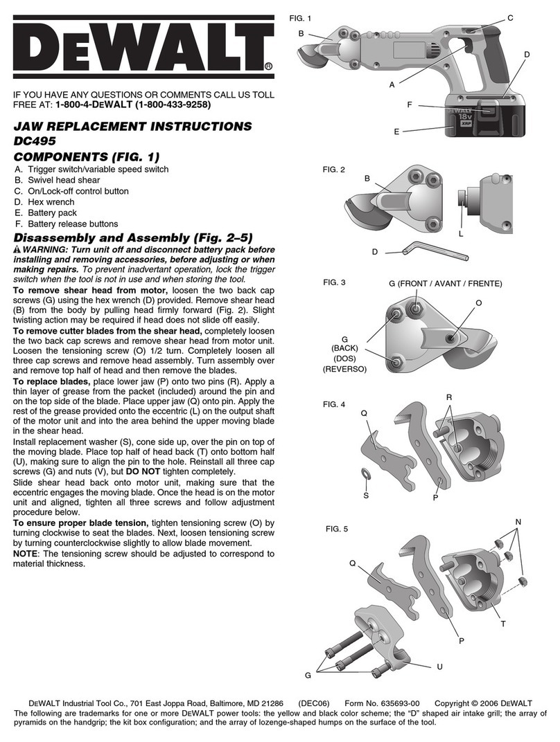 DeWalt DC495 Guide