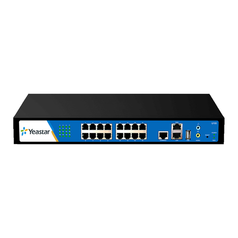 Yeastar Technology MyPBX U100 User manual