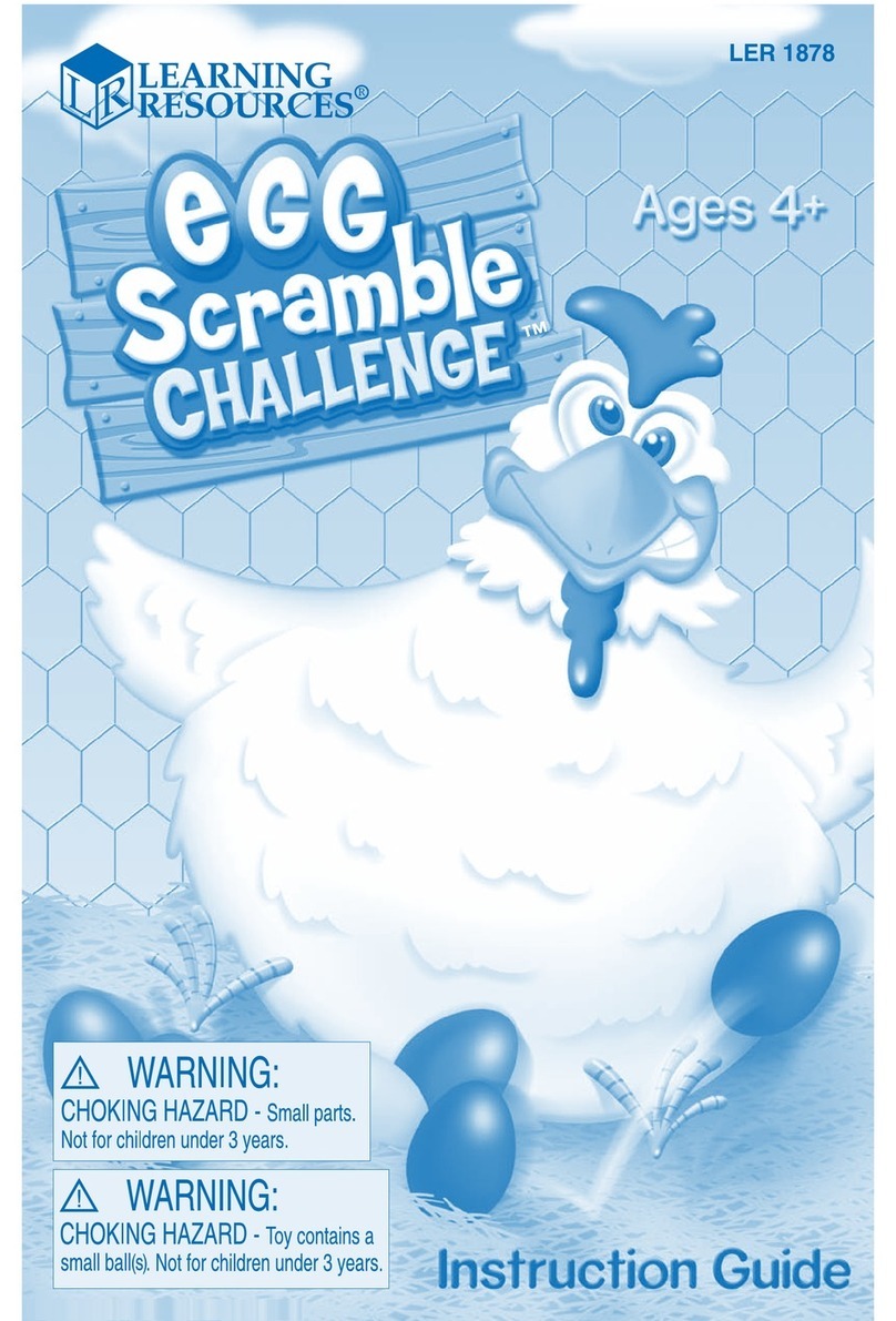 Learning Resources egg scramble challenge LER 1878 Manual