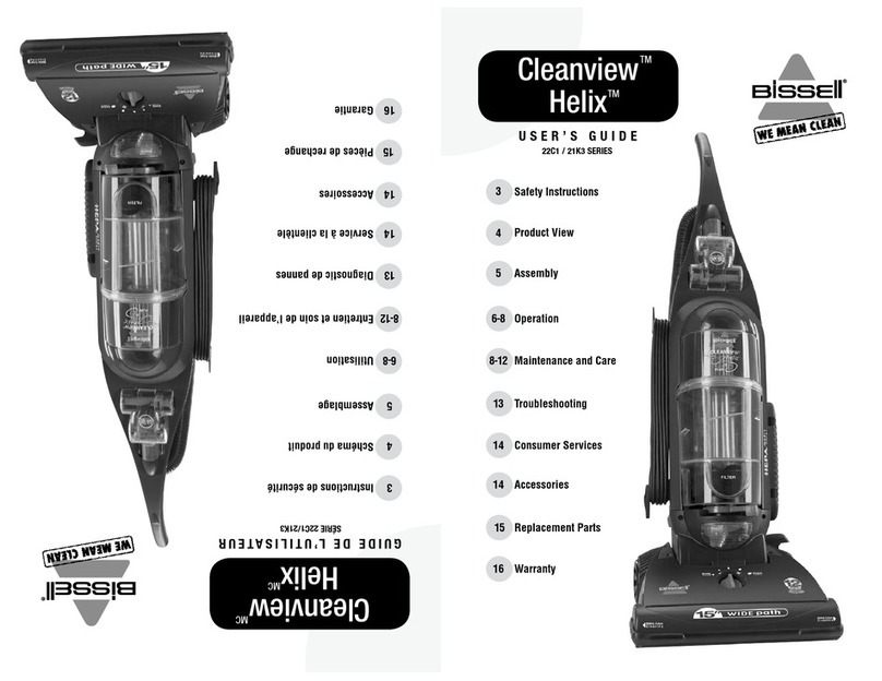 Bissell CleanView Helix 22C1 Series user guide