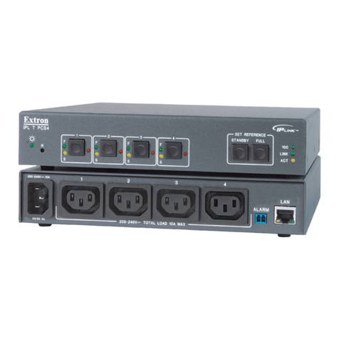 Extron electronics IP LINK IPL T PCS4 User manual