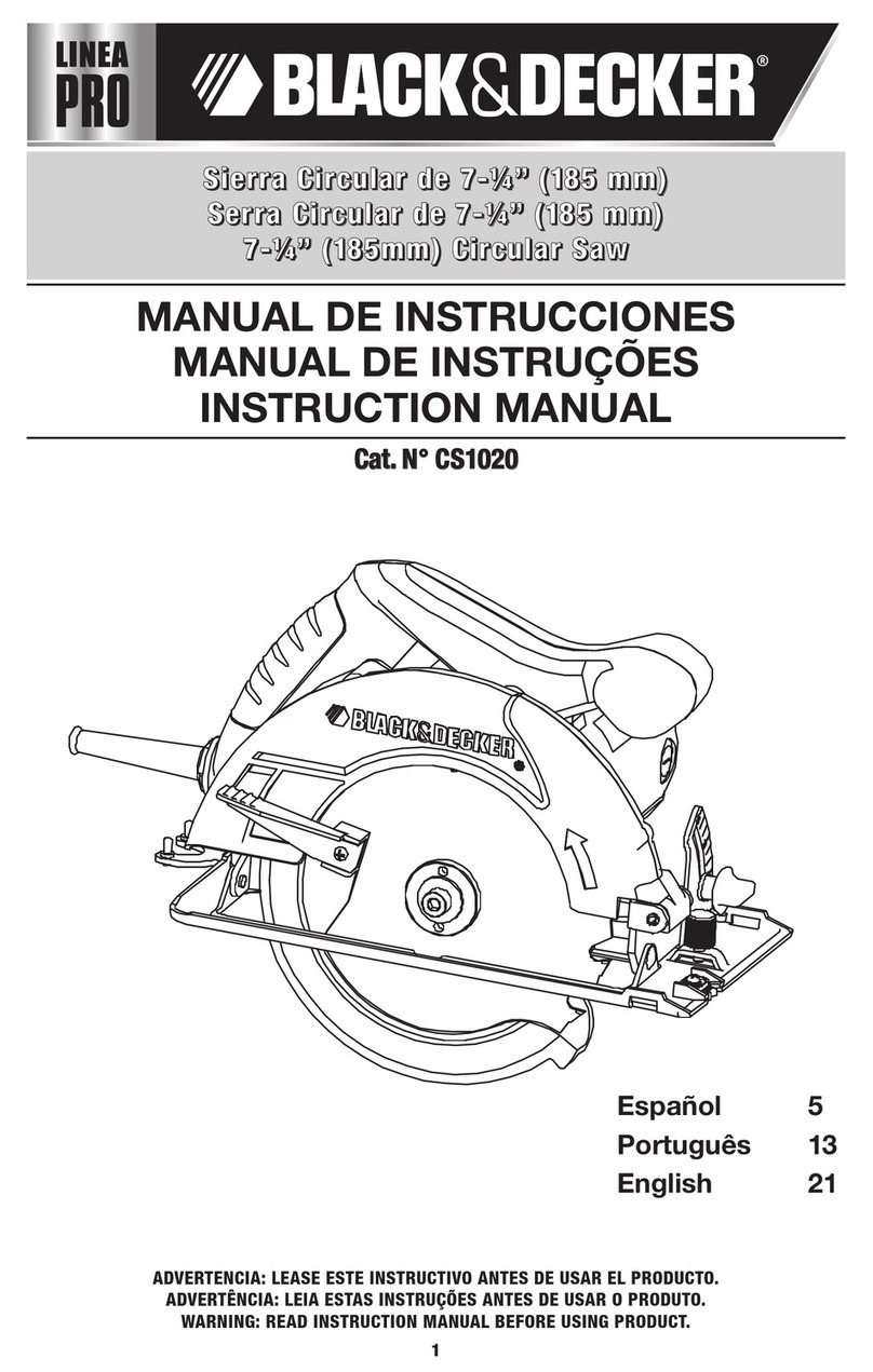 Black & Decker CS1020 User manual