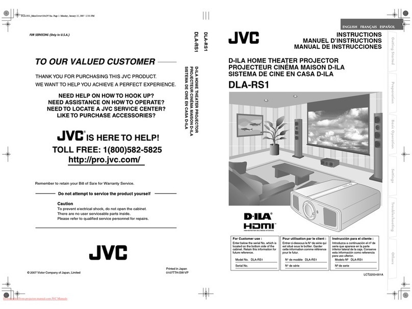 JVC DLA-RS1 User manual