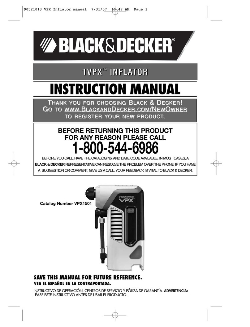 Black & Decker 1VPX instruction manual