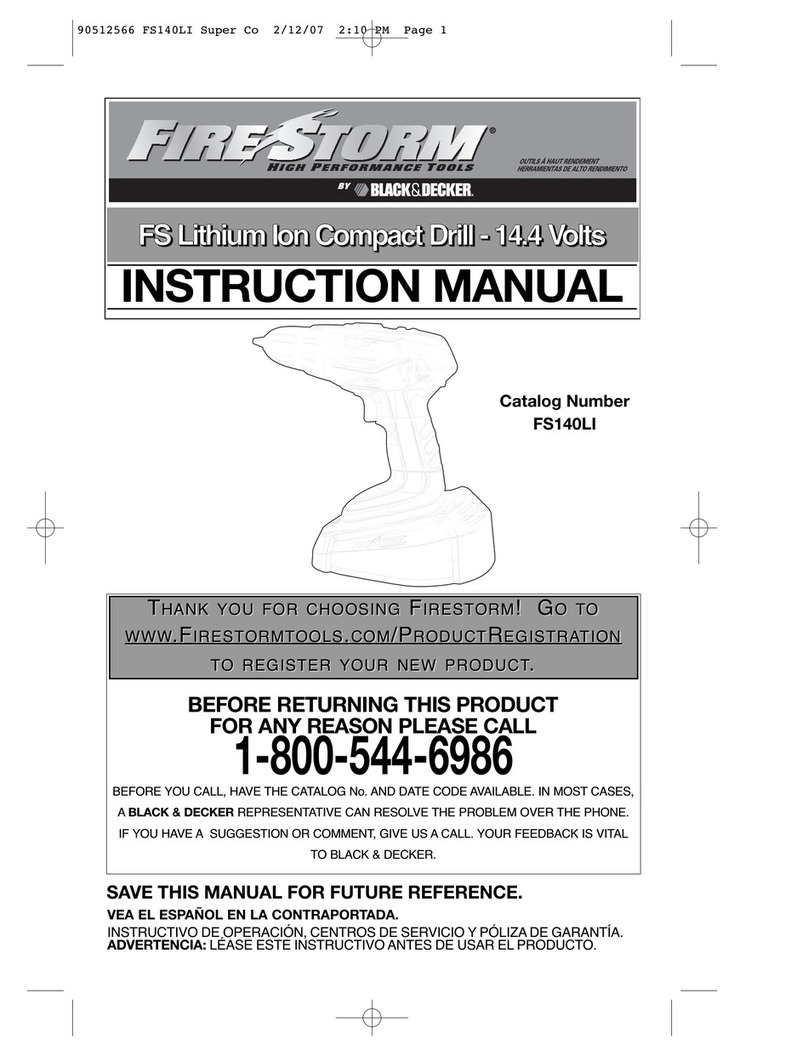 fireStorm FS140LI User manual