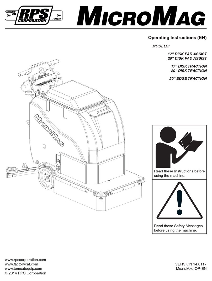 RPS MICROMAG 20'' EDGE TRACTION operating instructions