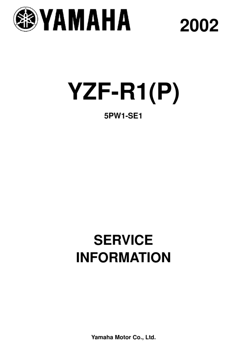 Yamaha YZF-R1(P) 2002 Service information
